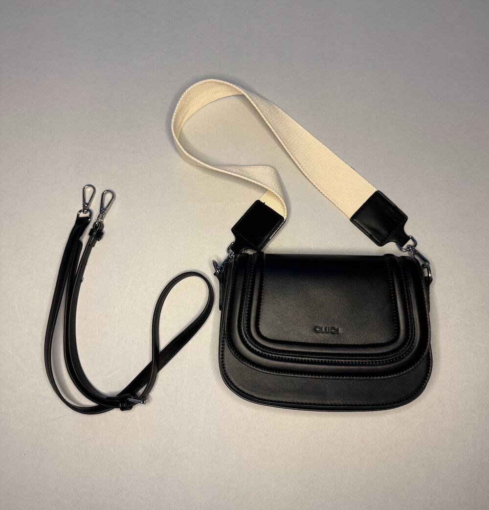 CLUCI Vegan leather Shoulder Bag Crossbody 2 Shoulder Straps